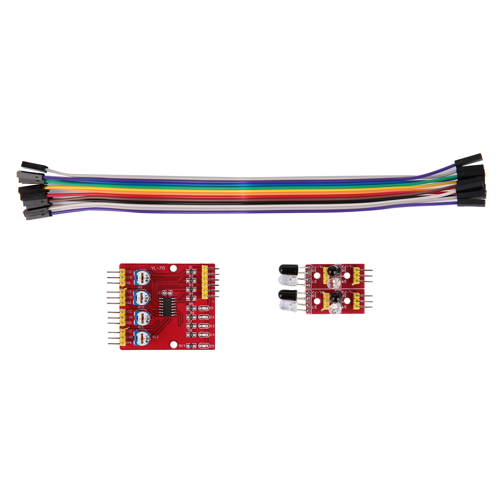 Модуль слежения за линией четырехканальный